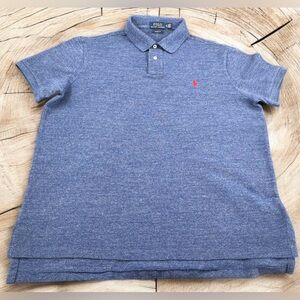 Polo Ralph Lauren Custom Fit Size X-Large Blue Colorway With Red Pony